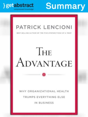 cover image of The Advantage (Summary)